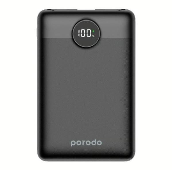 Porodo Super Slim Fast Charging Power Bank 10000mAh With 2 Outputs PBFCH006